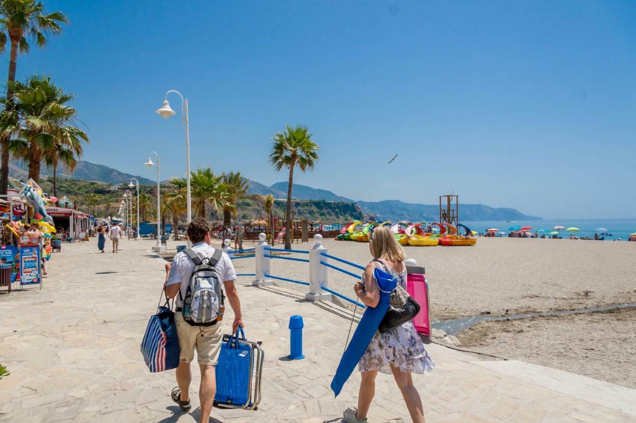 Apartament Burriana Playa Ibnsadi Nerja Zewnętrze zdjęcie